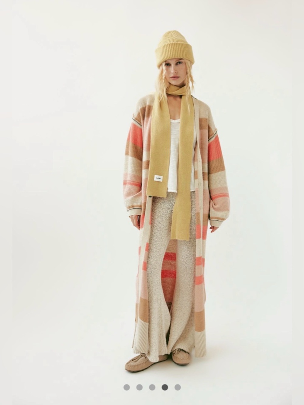 NWT FREE PEOPLE WE THE FREE COLOR STUDY MAXI CARDIGAN